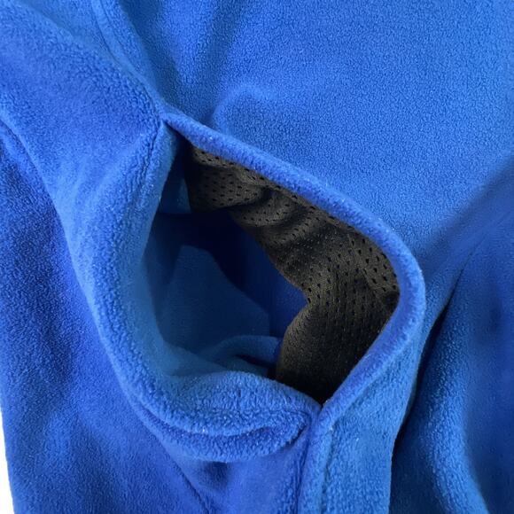 North End Long Sleeve Quarter Zip Pullover Bunny Hug Sweatshirt Pockets Blue - Picture 7 of 13